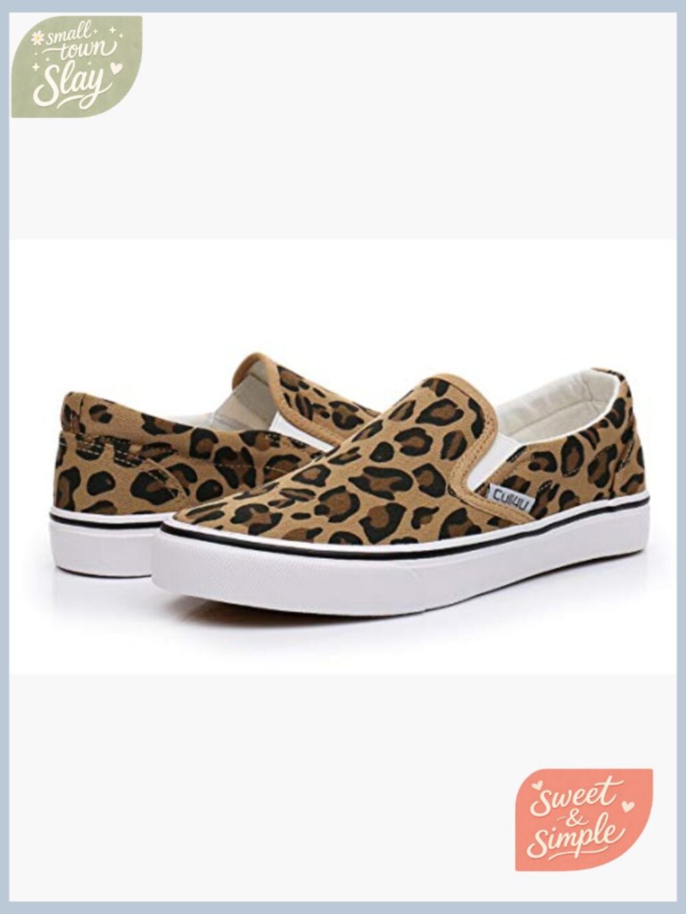 Unisex Classic Slip On Sneakers Memory Foam Comfort - Picture 6 of 7